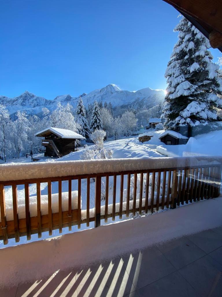 Chambres D'Hotes - B&B - Chalet Mountain Vibes Les Houches Exterior foto